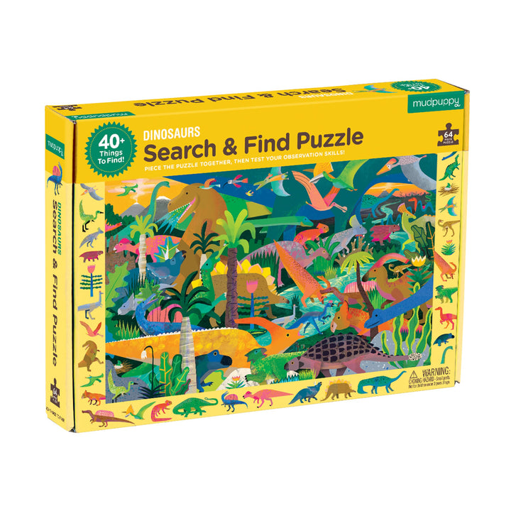 Search & Find Dinosaur Jigsaw Puzzle