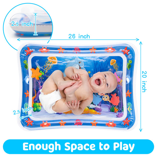 MyPool Inflatable Tummy Time Water Mat for Babies