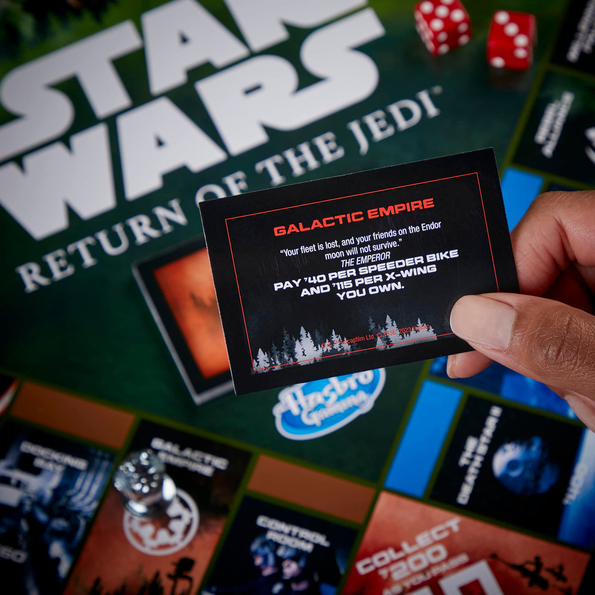 Monopoly: Star Wars Return of Jedi Board Game, 2-6 Players Ages 8+
