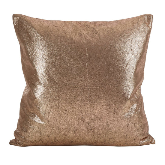 Fennco Styles Metallic Glam Decorative Down Filled Throw Pillow 20" W x 20" L - Shimmering Cushion for Home, Couch, Sofa, Bedroom, Office Décor and Special Occasion
