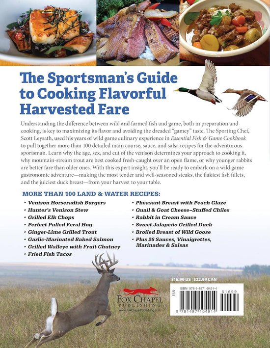 Essential Fish & Game Cookbook-Recipes for Lunches & Dinners