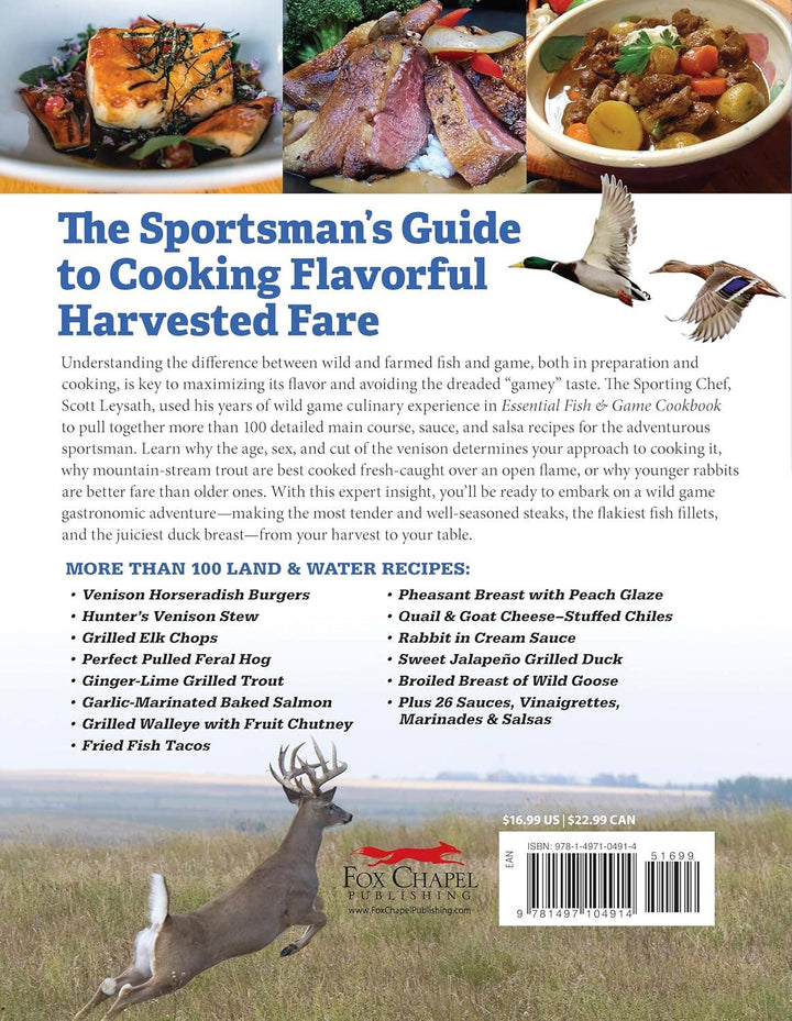 Essential Fish & Game Cookbook-Recipes for Lunches & Dinners
