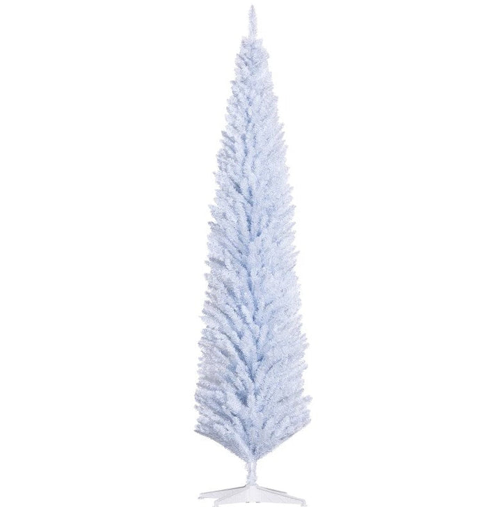 8ft Pencil Artificial Christmas Tree, Christmas tree for living room, entryway or seasonal display