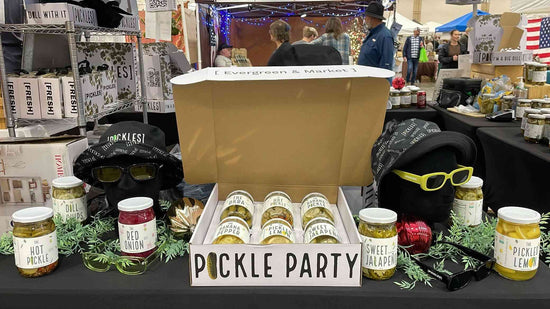 Pickle Gift Box — 6 Jars - Gourmet Pickle Gift