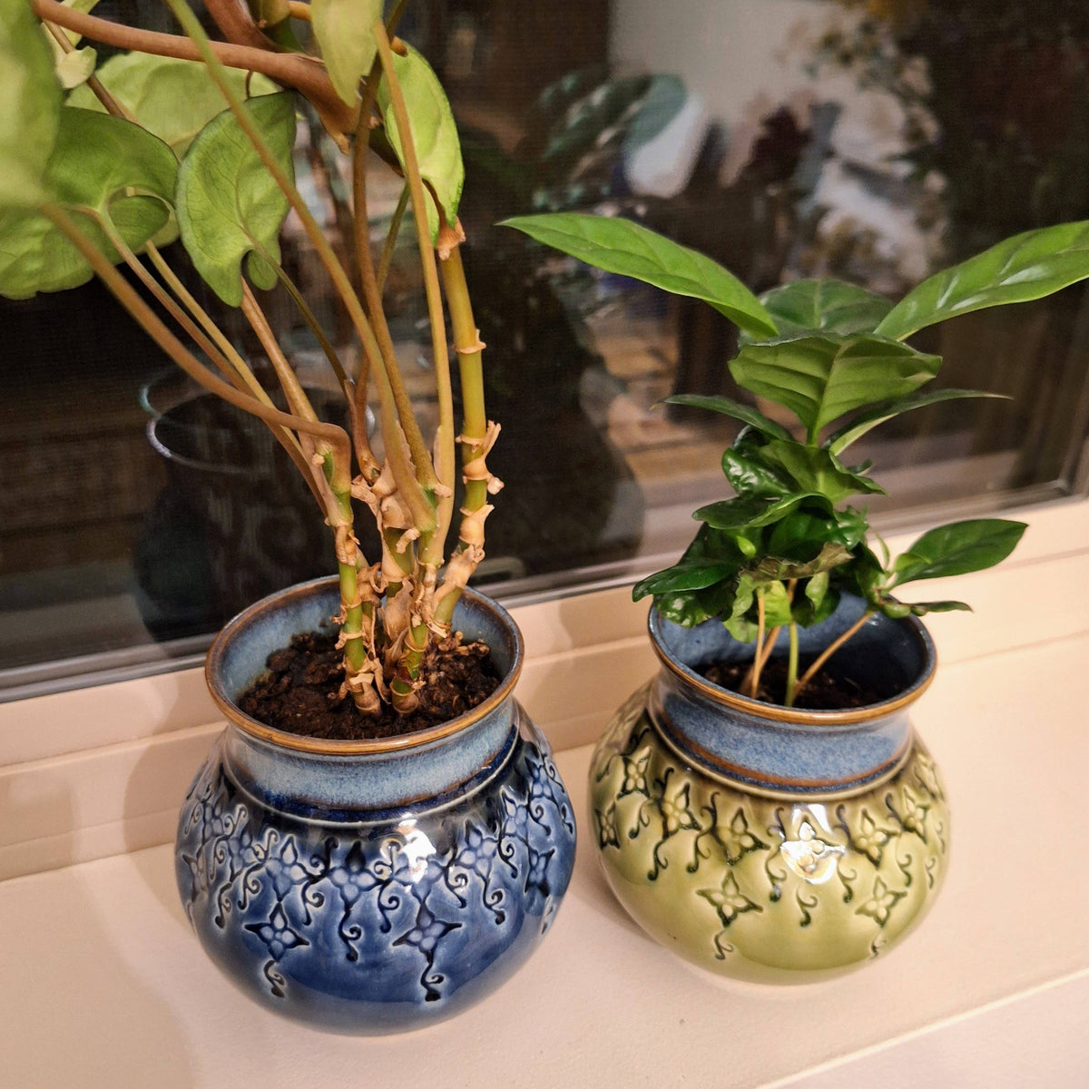 Handmade Stoneware Tabletop Planter Decoration Made to Order