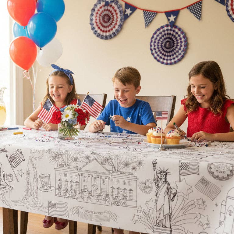 July 4th America 250 Party Coloring Bundle