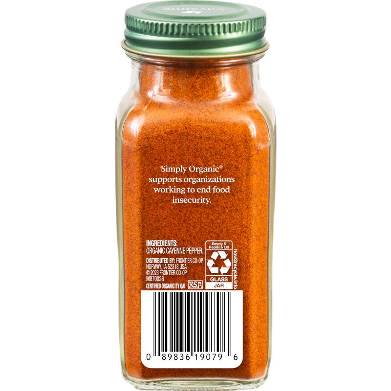 Simply Organic Cayenne Pepper, Certified Organic