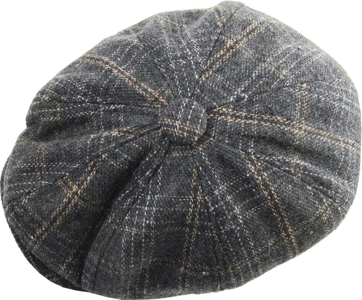 Plaid Button Ascot