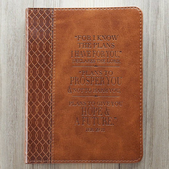 Journal Handy Brown Hope & a Future Jer. 29:11