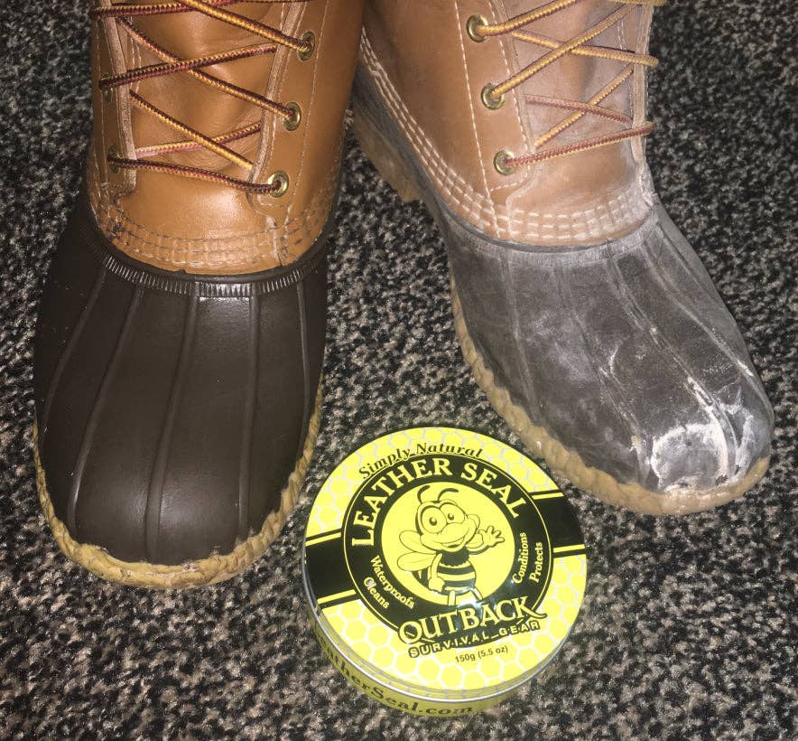 Outback Survival Gear 5.5oz Tin ~ Leather Seal Conditioner Moisturizer Protects