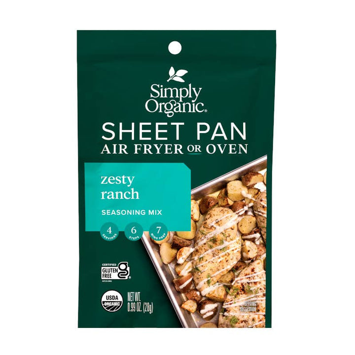 Simply Organic Sheet Pan Seasoning, Zesty Ranch