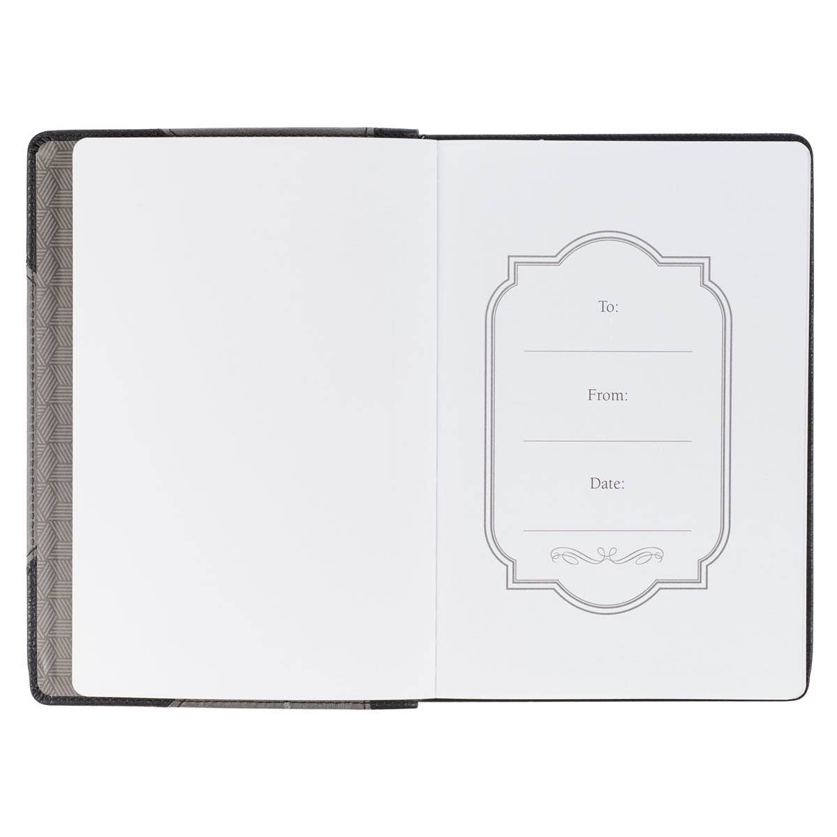 Journal Classic Gray Lion Be Strong in the Lord Eph. 6:10