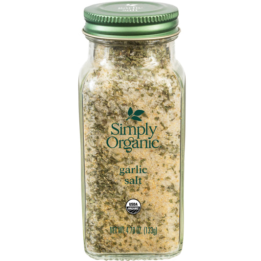 Garlic Sea Salt, Certified Organic, Kosher, 4.70 Oz