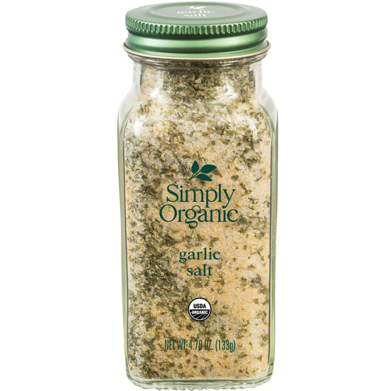 Garlic Sea Salt, Certified Organic, Kosher, 4.70 Oz