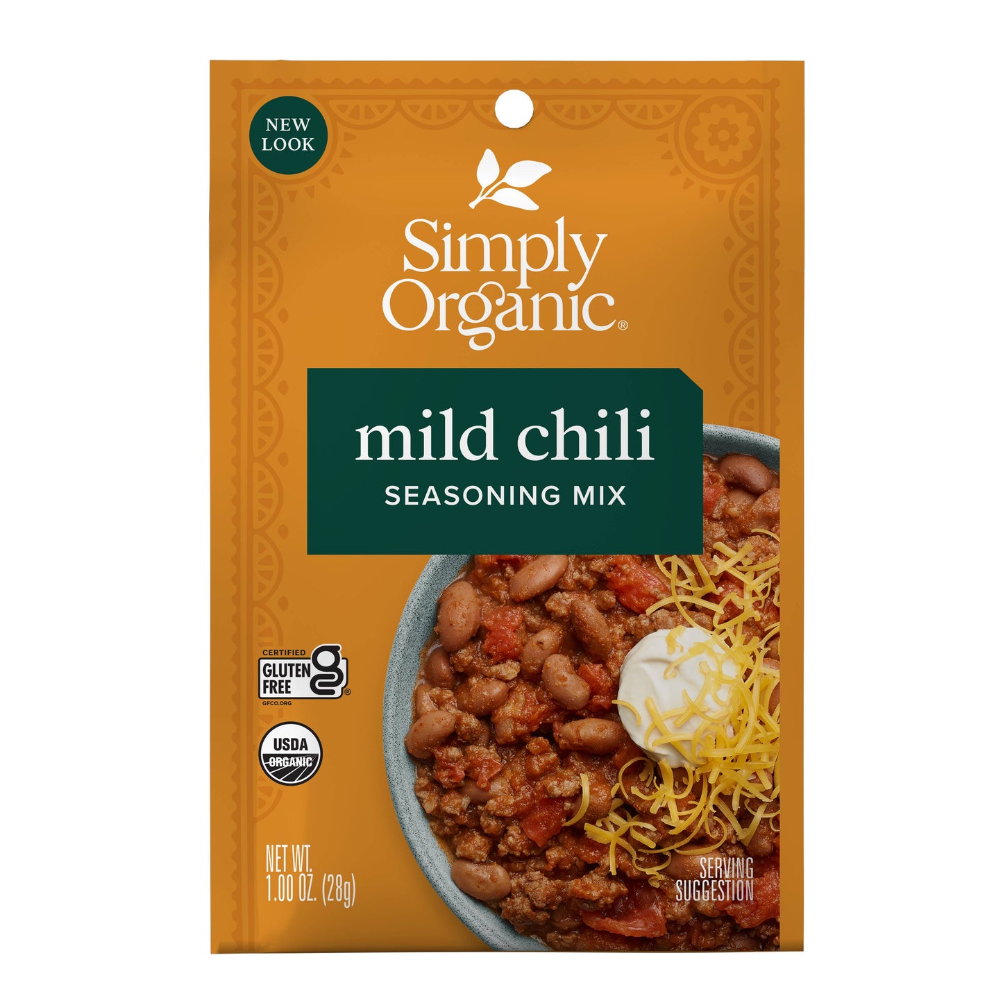 Mild Chili Seasoning Mix, Certified Organic, Kosher, 1 Oz