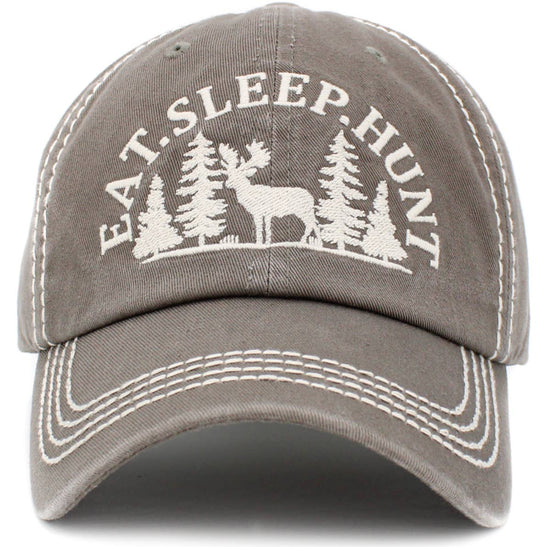 Eat Sleep Hunt Vintage Ballcap