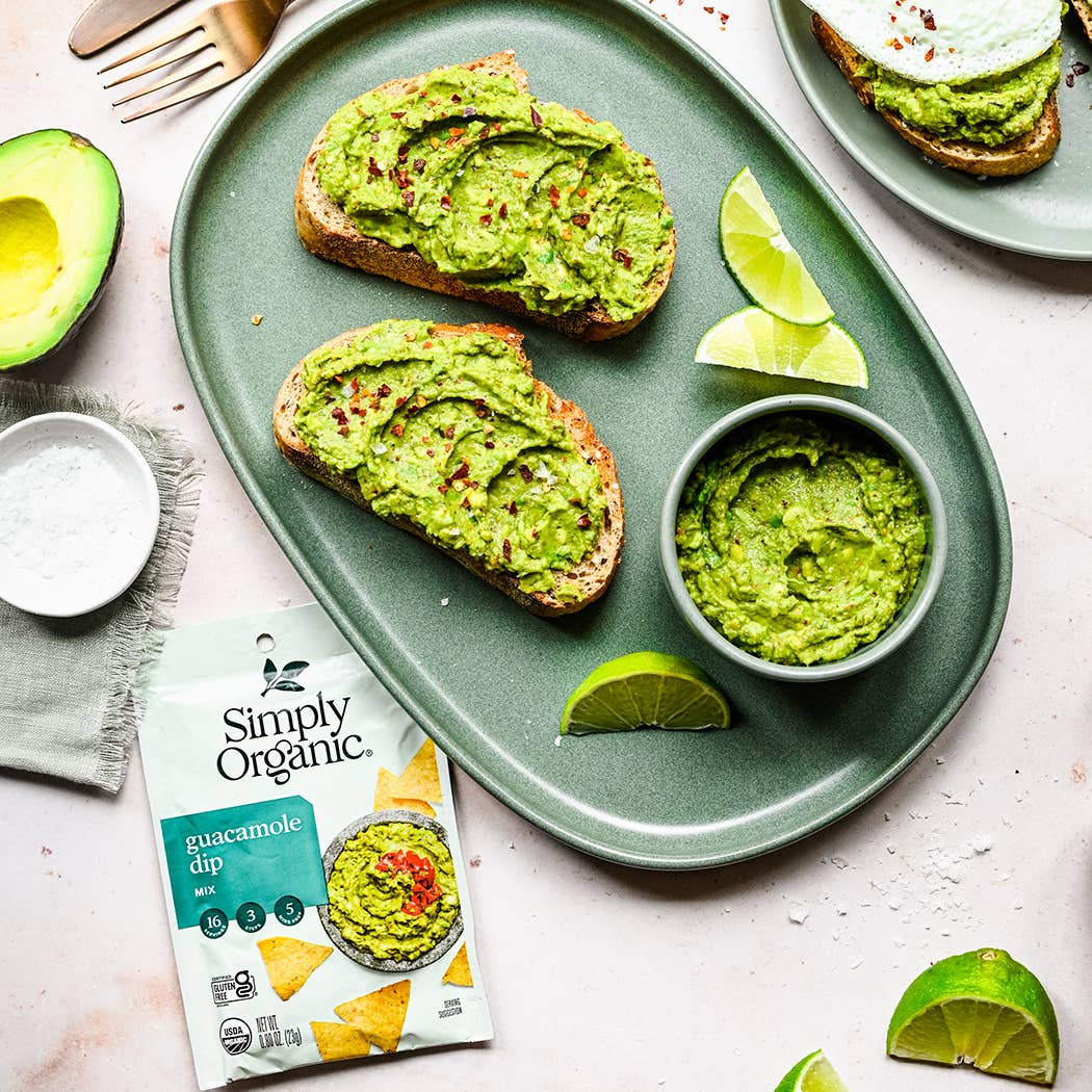 Guacamole Dip Mix, Certified Organic, Vegetarian, 0.8 Oz