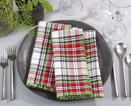 Classic Plaid Design Tabletop Collection