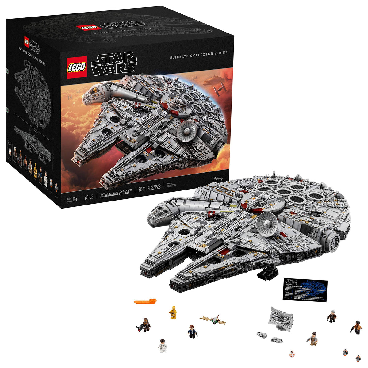 Star Wars Lego Ultimate Millennium Starship Expert Building Kit