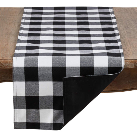 Buffalo Plaid Collection Classic Checked Cotton Blend Table Linens