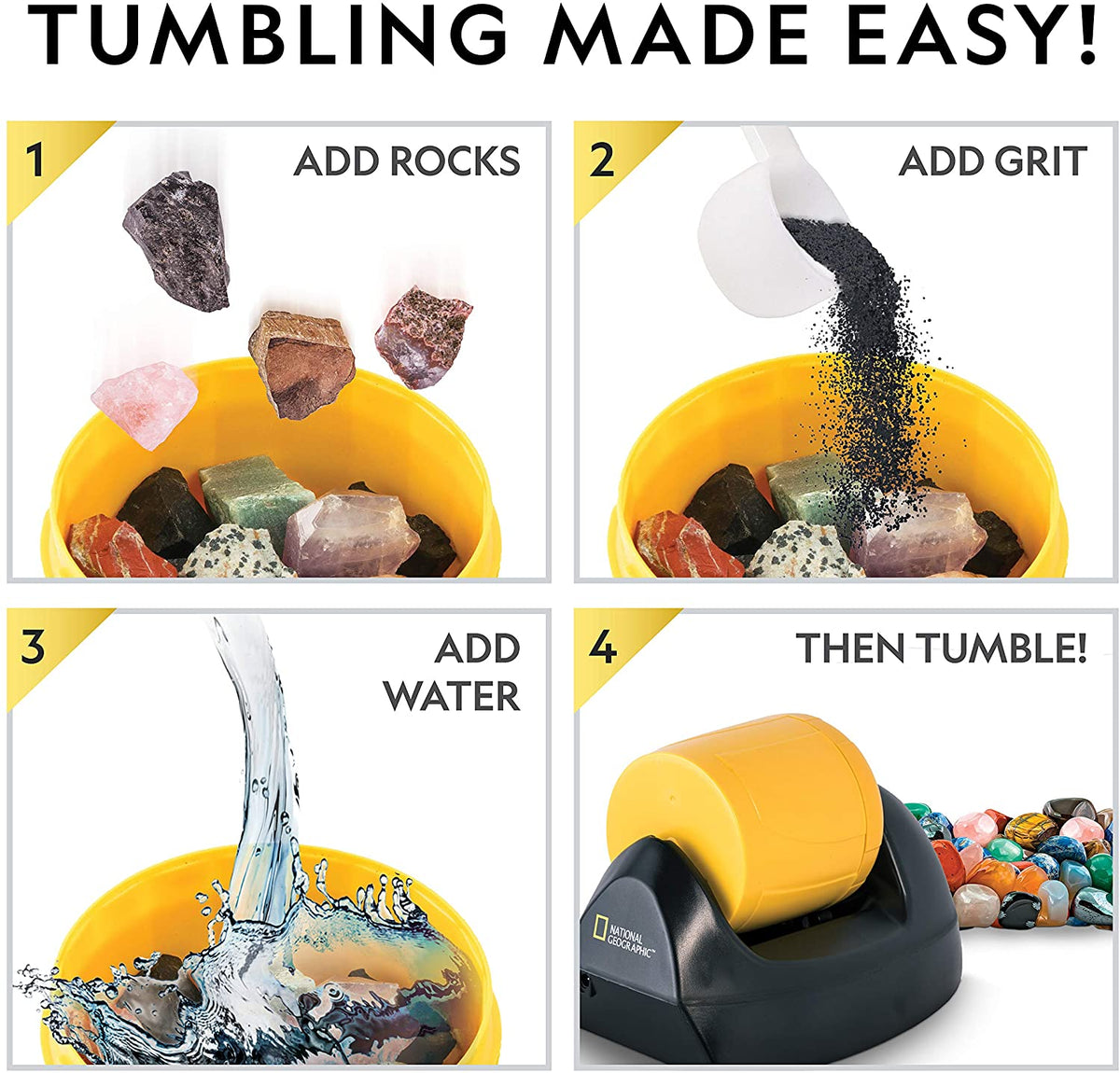 Shiny Rocks STEM Polisher