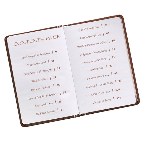 Gift Book Promises From God for Every Man Faux Leather