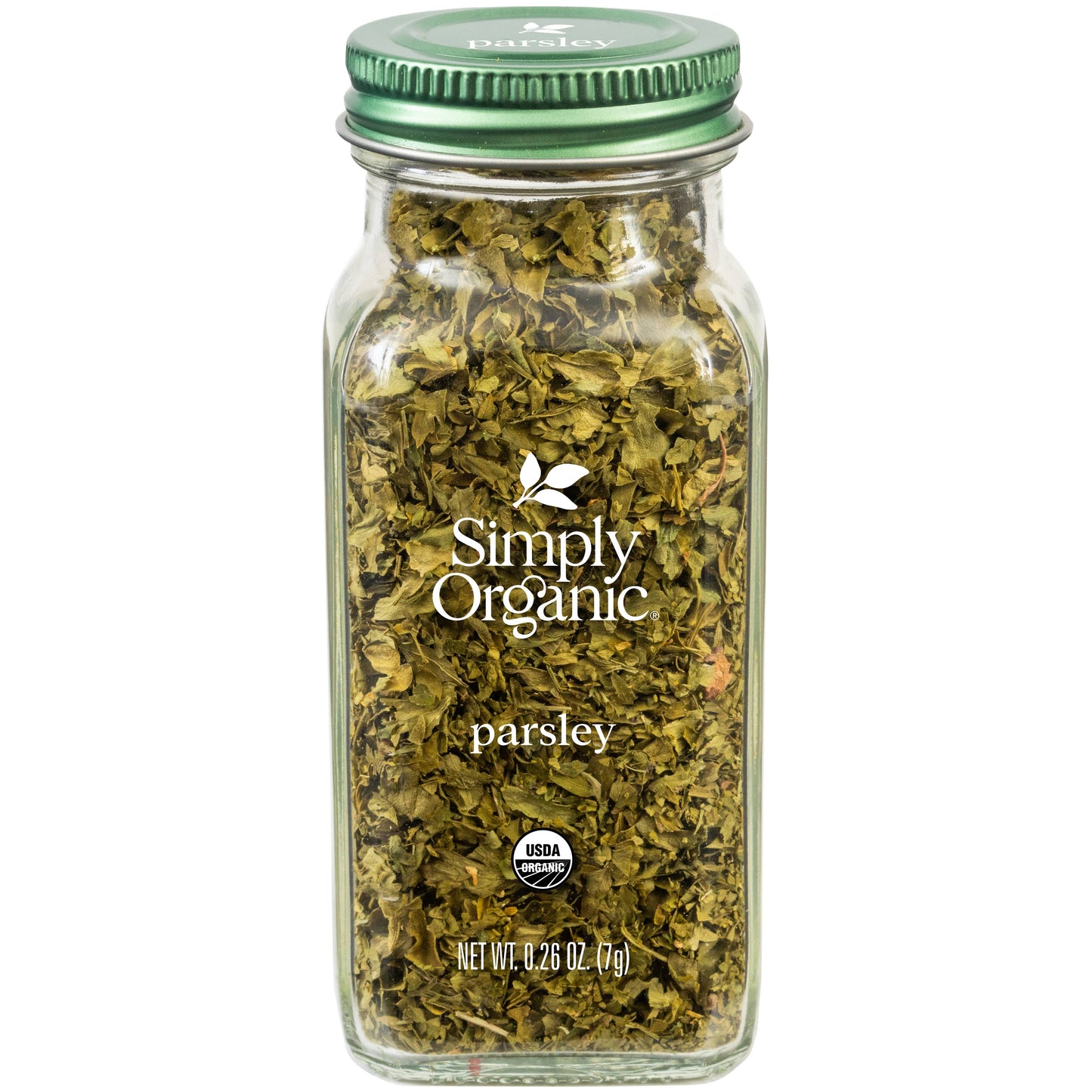 Pure Parsley Flakes, Certified Organic, Kosher 0.26 Oz