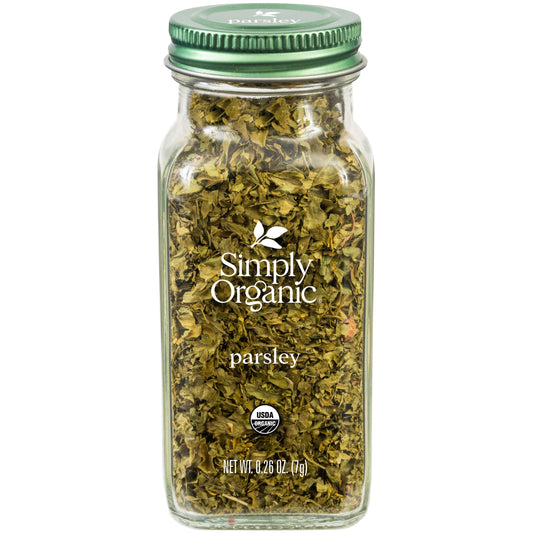 Pure Parsley Flakes, Certified Organic, Kosher 0.26 Oz