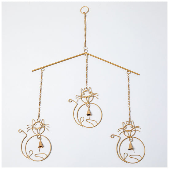 Cat & Dog Iron Wind Chime