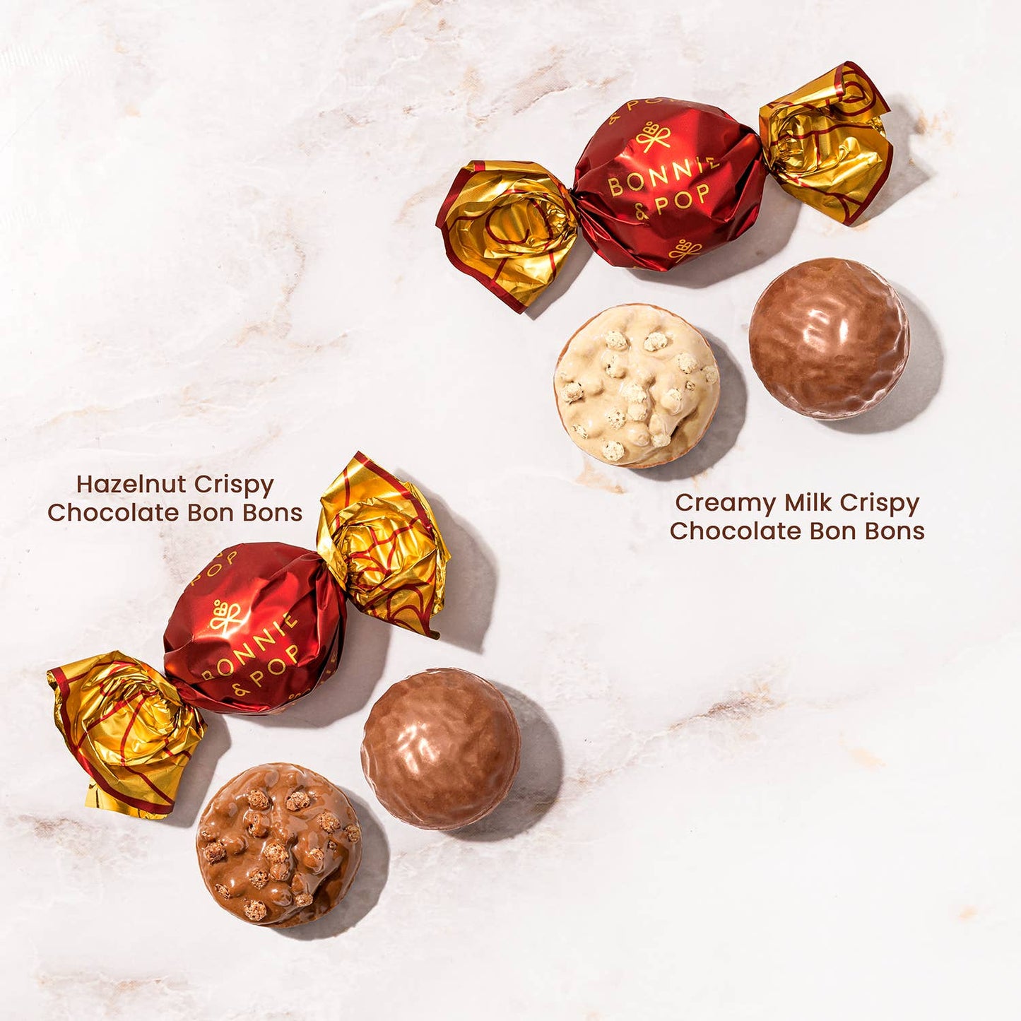 Valentines Day Chocolate Gift- Heart Shaped Tin with Chocolate Hazelnut Bon Bons