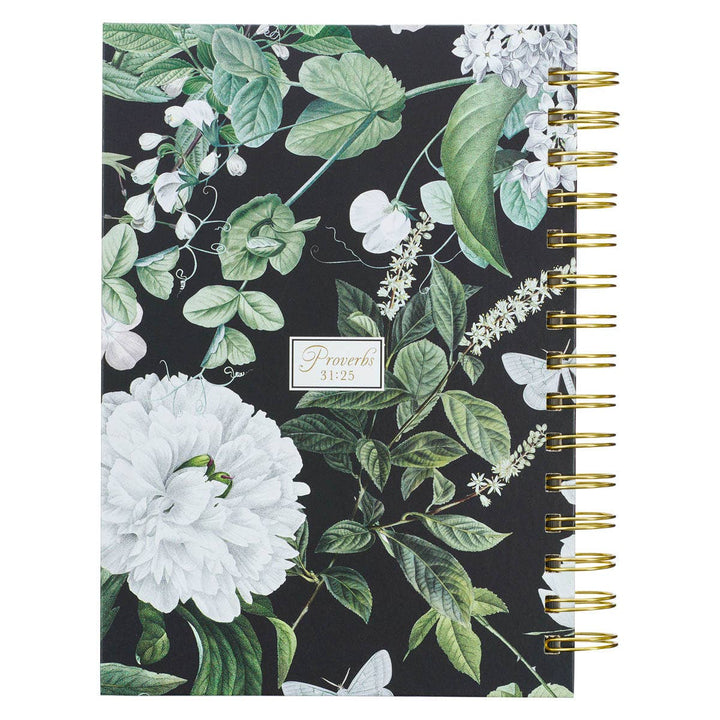 Clothed w/Strength & Dignity Wirebound Journal - Prov. 31:25