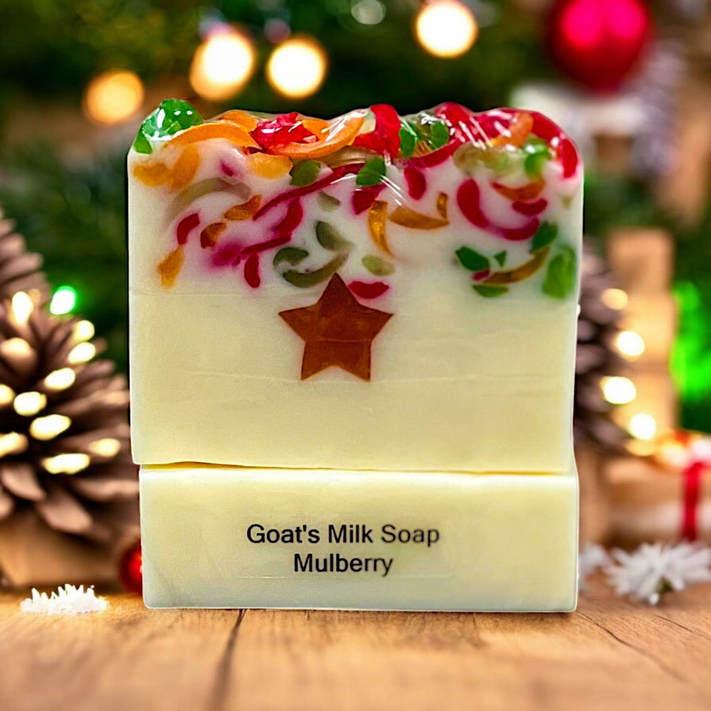 Christmas Bloom Soap – Festive Goat’s Milk Holiday Bar