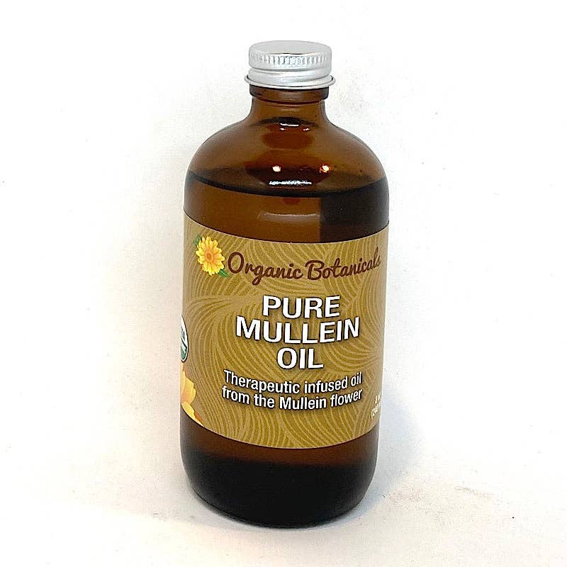 Certified Organic Pure Mullein Flower Infused Oil