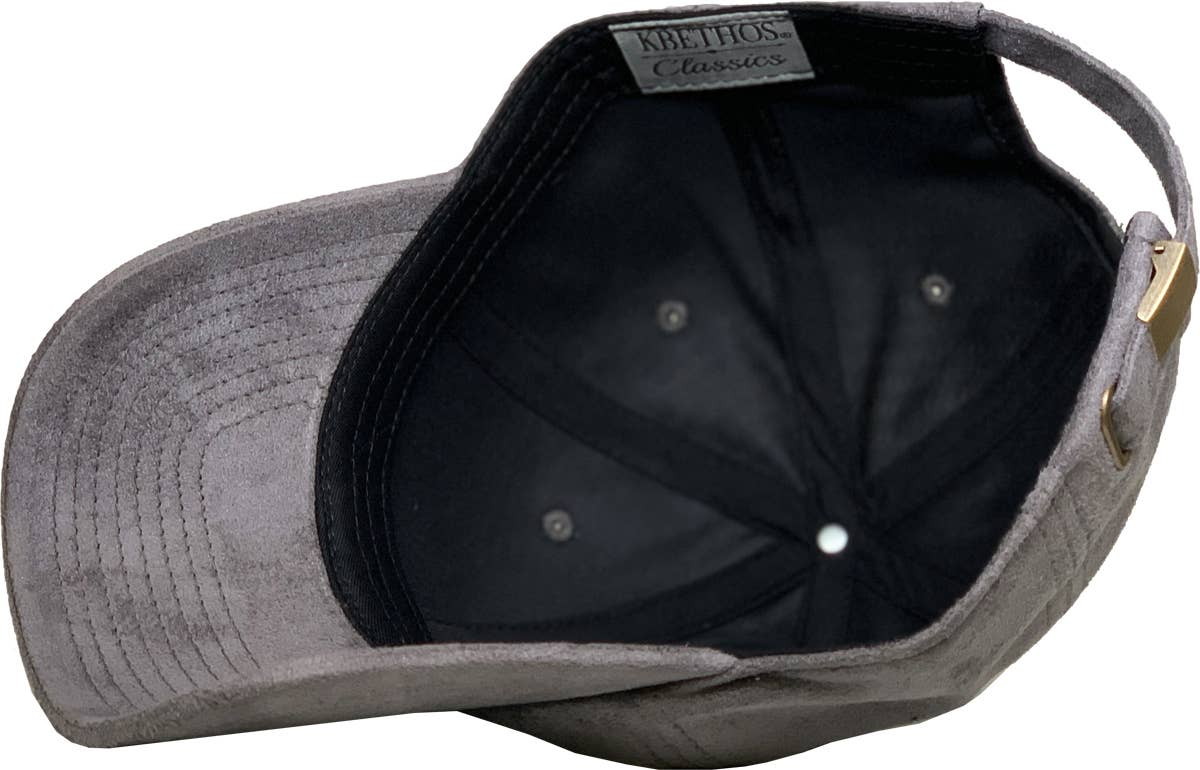 SUEDE BASEBALL CAP