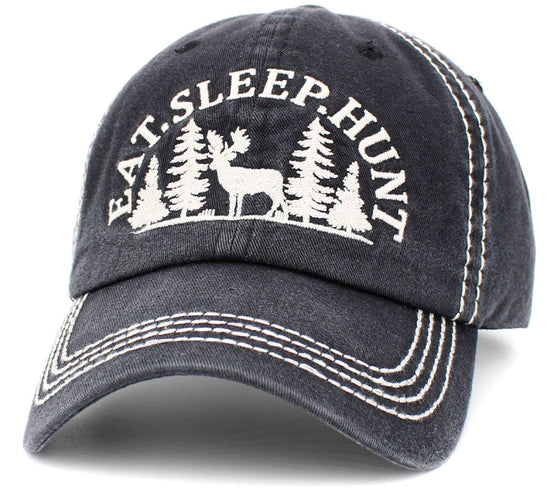 Eat Sleep Hunt Vintage Ballcap