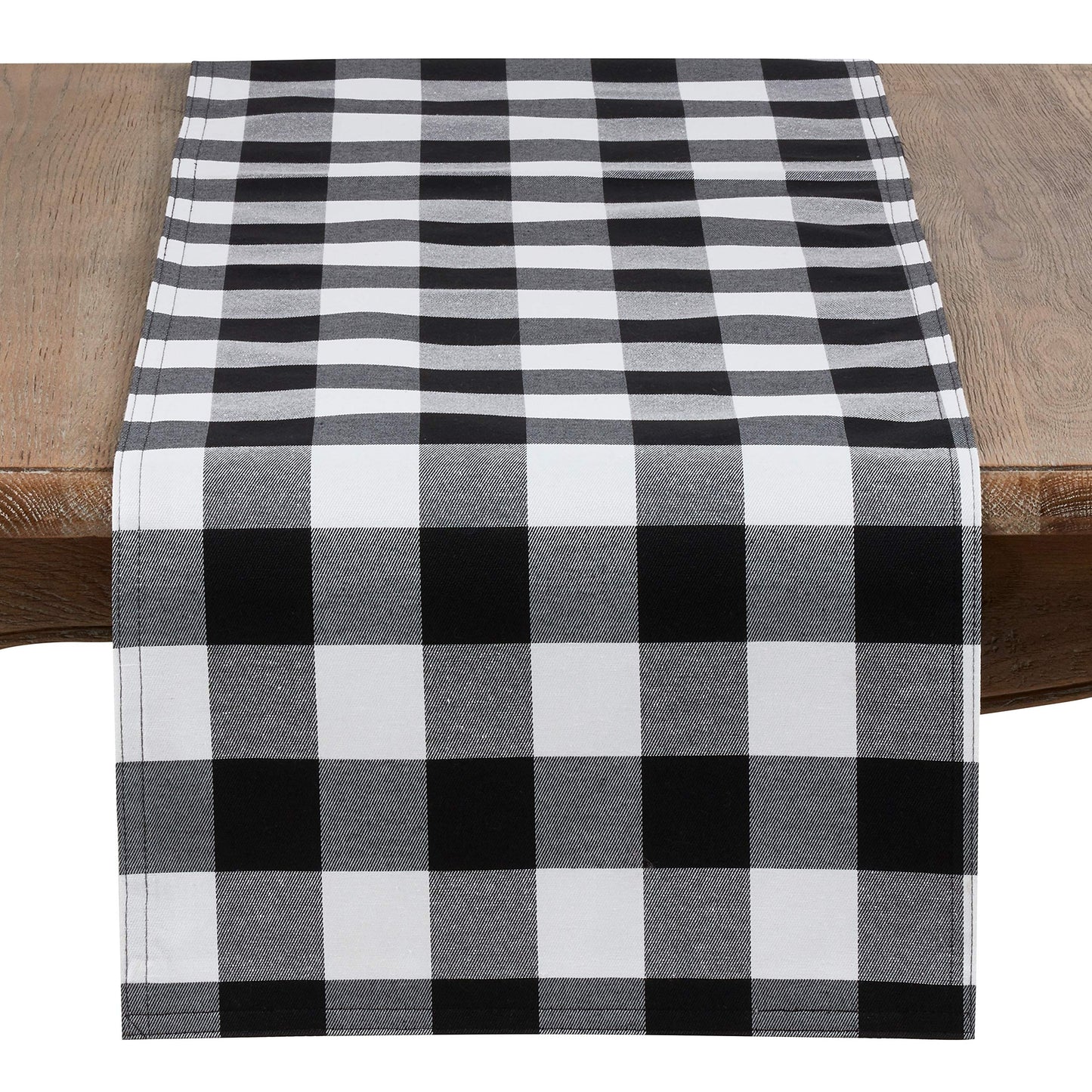 Fennco Styles Buffalo Plaid Collection Classic Checked Cotton Blend Table Linens