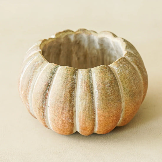 Fall Ombre Cement Pumpkin Planters | 3 Sizes