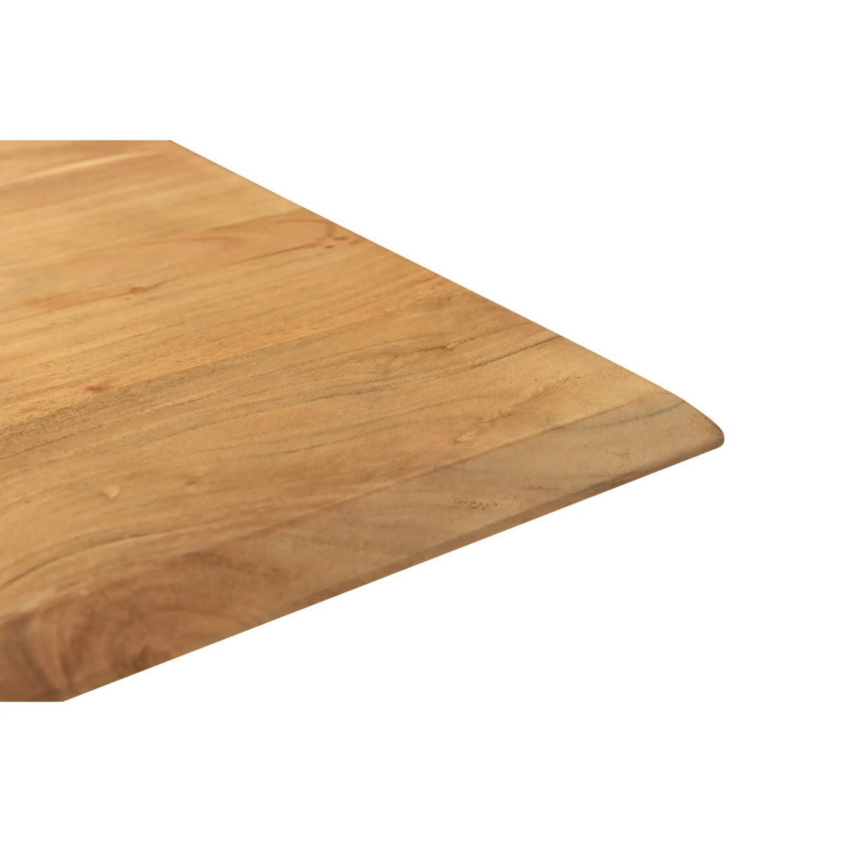 Solid Wood Angled Leg Dining Table - 80 Inch