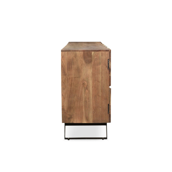 Light Acacia Live Edge Sideboard