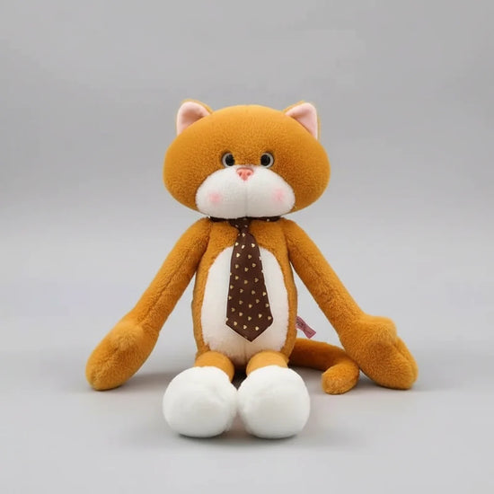 Kawaii Long Arm Anime Cat Plush Toy – Soft Stuffed Doll in 2 Colors & 3 Sizes (40–80cm)
