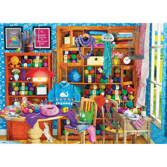 All You Knit is Love 1000 Piece Jigsaw Puzzle Eurographics