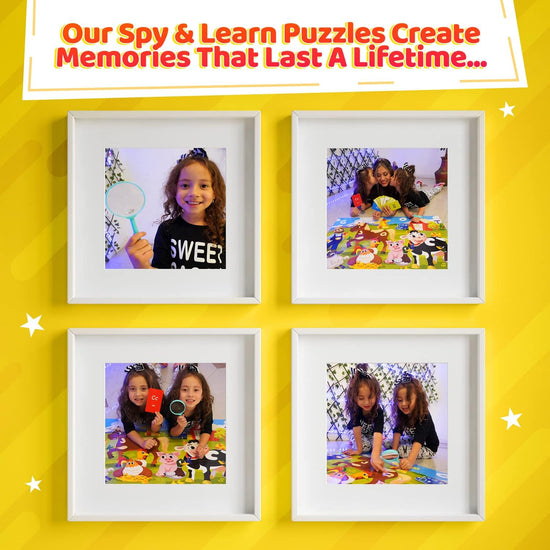 Alphabets Spy 48 Piece Floor Jigsaw Puzzle with Flashcards & Magnifying Glass