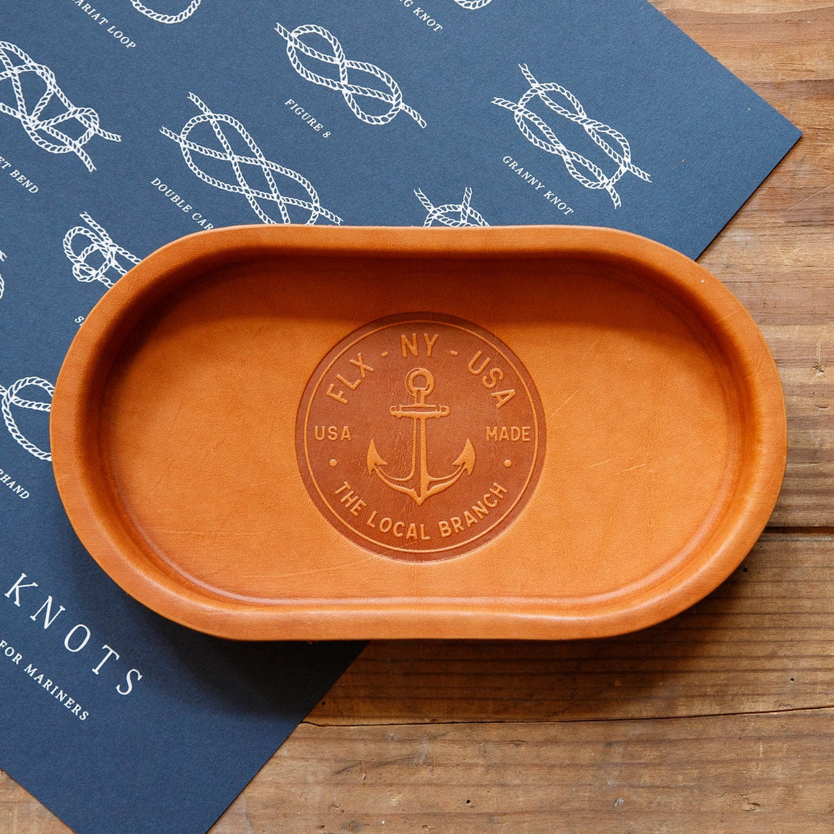 Leather Valet - Oval