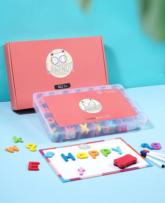 Spell Build Imagine Magnetic Alphabet Learning Set for Kids Ages 3+