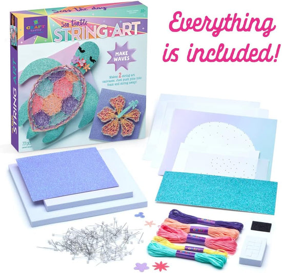 Sea Turtle String Art Kit for Creative Kids