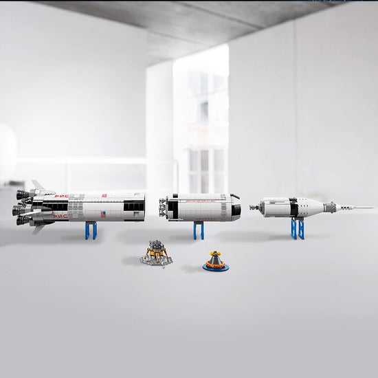 NASA Apollo Saturn V Rocket Lego Building Kit – 1969 Piece Space STEM Model