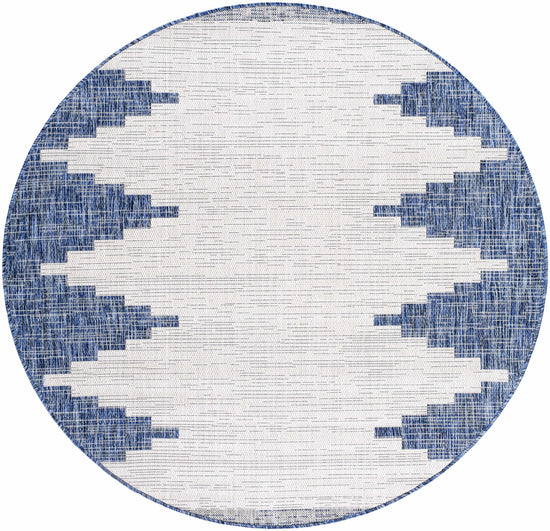 Djugun Navy Indoor & Outdoor Area Rug - Clearance