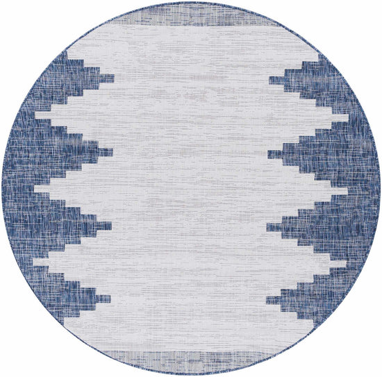 Djugun Navy Indoor & Outdoor Area Rug - Clearance