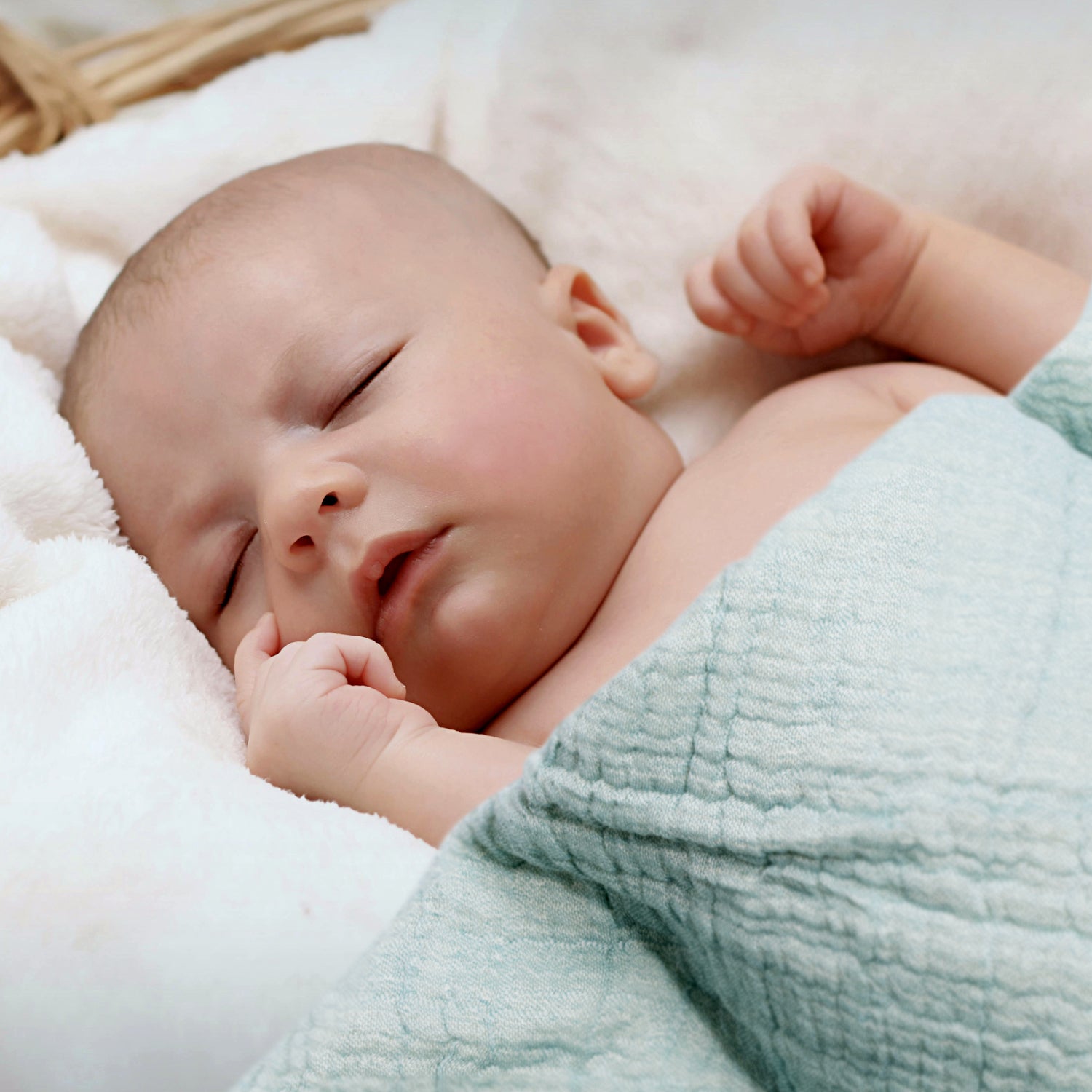 100% Cotton Reversible Muslin Baby Blankets 30" x 40"