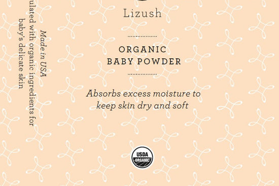 USDA Organic Baby Powder – Talc-Free, 2-Pack